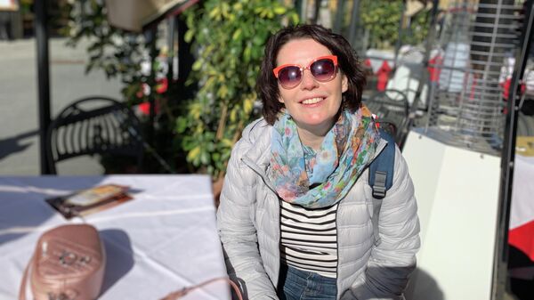 Писатель Наталия Экономцева в Пизе (Италия, февраль 2020 год)