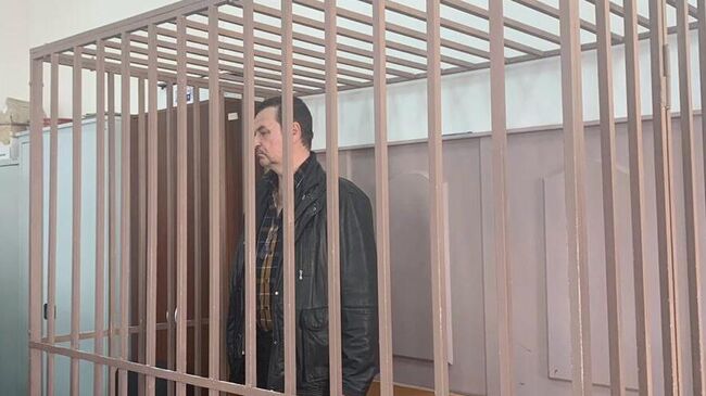 Бывший руководитель компании Авиасити Сергей Коноплев в суде. 22 апреля 2020
