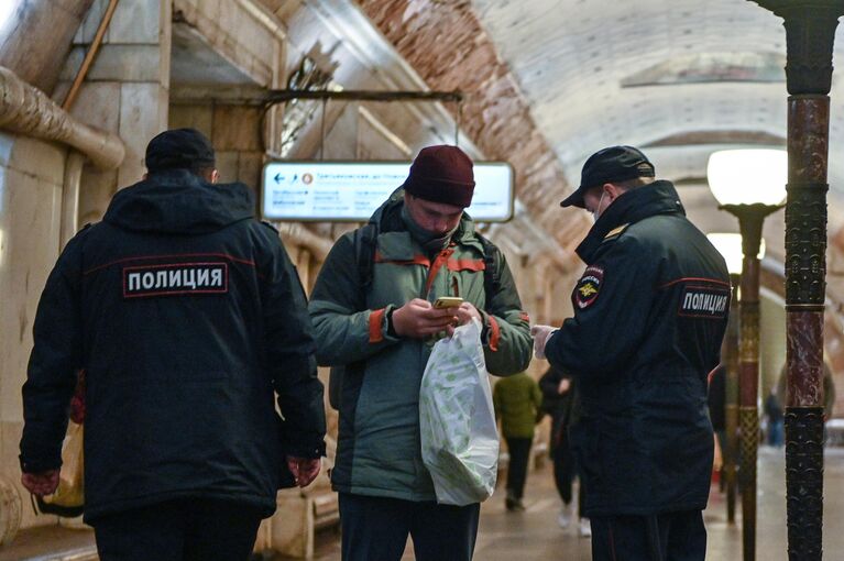 Московский метрополитен в период режима самоизоляции граждан