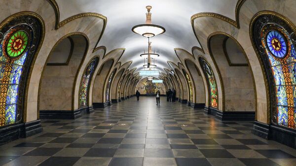 Станция Новослободская московского метрополитена