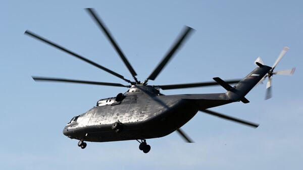 Тяжелый военно-транспортный вертолет Ми-26