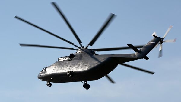 Тяжелый военно-транспортный вертолет Ми-26