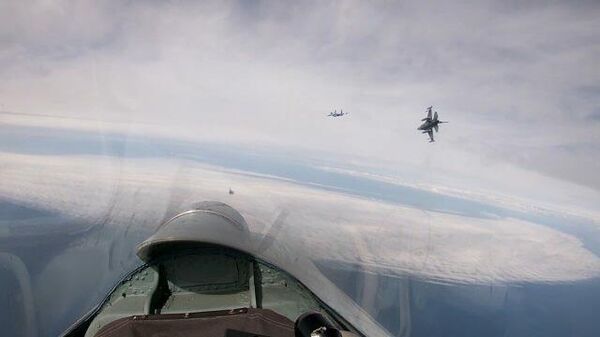 Российские истребители сопроводили F-16 ВВС Бельгии над Балтийским морем