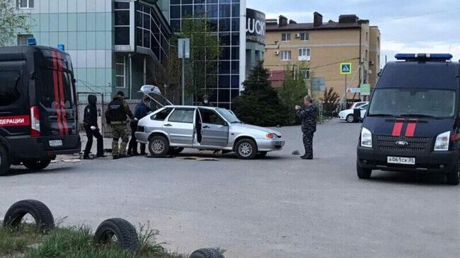 Место взрыва на улице Хорошева в Волгограде