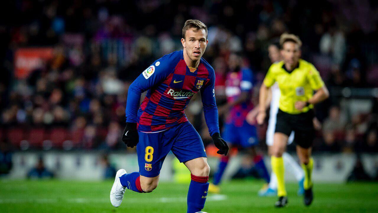 Бразильский полузащитник Барселоны Артур Мело - РИА Новости, 1920, 02.09.2022