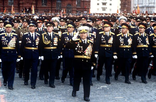 Парад на Красной площади, посвященный 40-летию Победы советского народа в Великой Отечественной войне 1941-1945 годов
