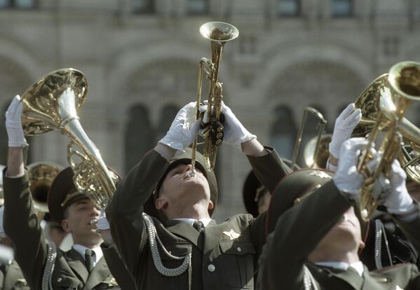 Плац-концерт на Красной площади во время Военного парада, посвященного 58 годовщине Победы в Великой Отечественной Войне 1941-1945 г.г.