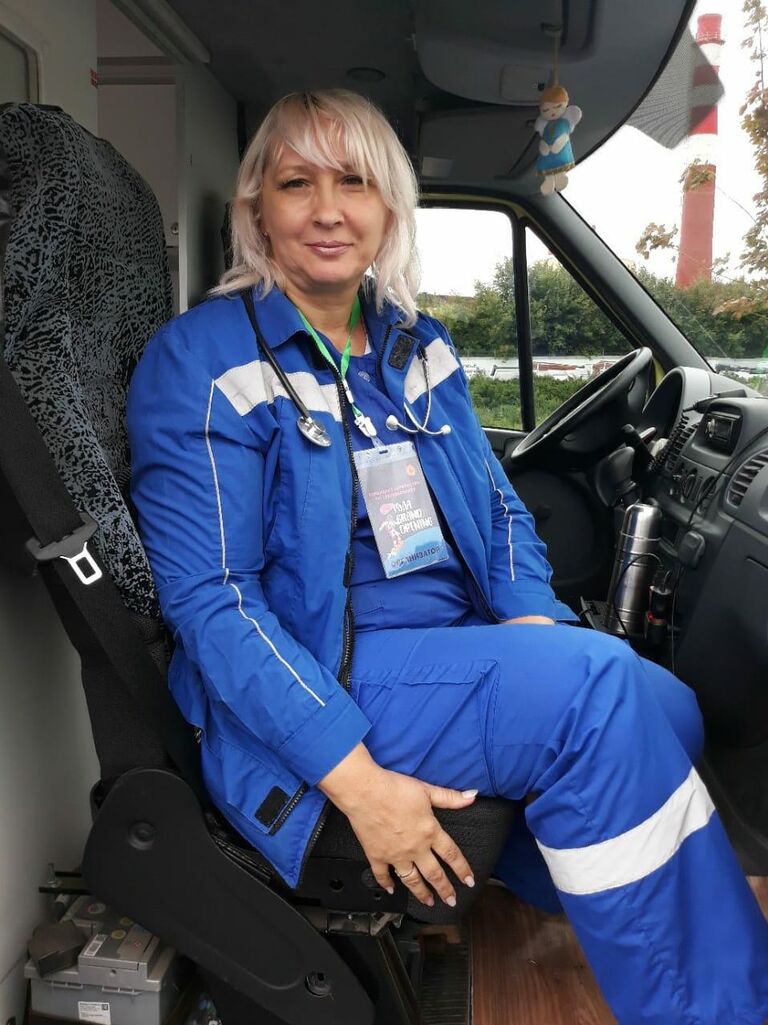 Фельдшер выездной бригады тульского центра медицины катастроф Светлана Казарина