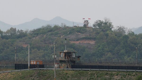 На границе Северной и Южной Кореи