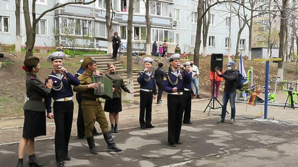 Персональный концерт для ветерана Великой Отечественной войны мичмана Василия Левады