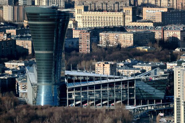 Вид на здание стадиона ВЭБ Арена Вид на здание стадиона ВЭБ Арена