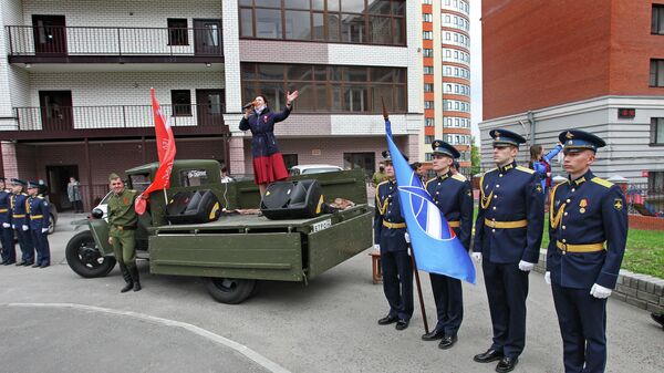 Персональный парад для ветерана Великой Отечественной войны