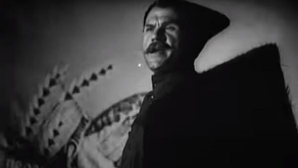 Кадр из фильма Чапаев с нами(1941)
