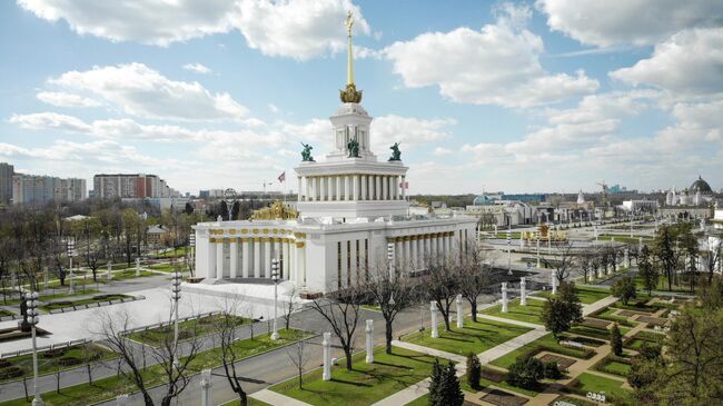 ВДНХ во время режима повышенной готовности из-за коронавируса