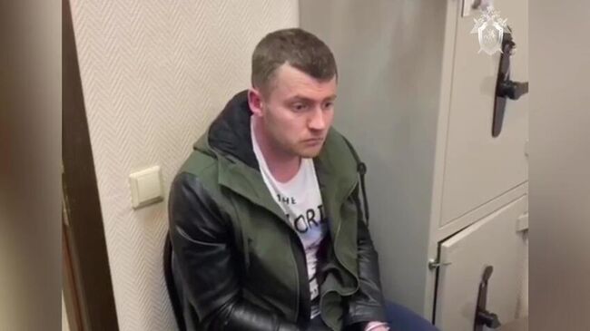 Задержанный организатор частного хосписа в Красногорске. Стоп-кадр видео