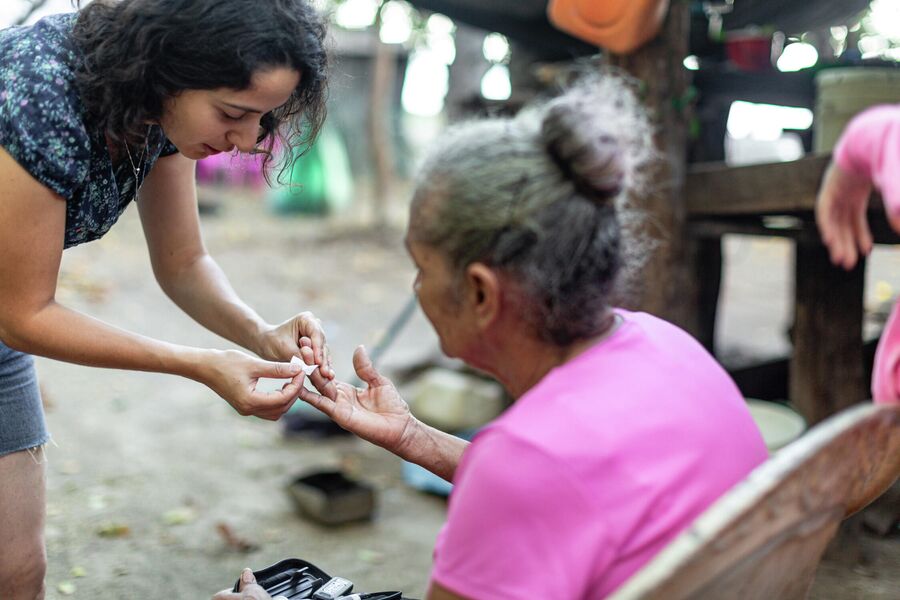 Визит к пациенту в Никарагуа