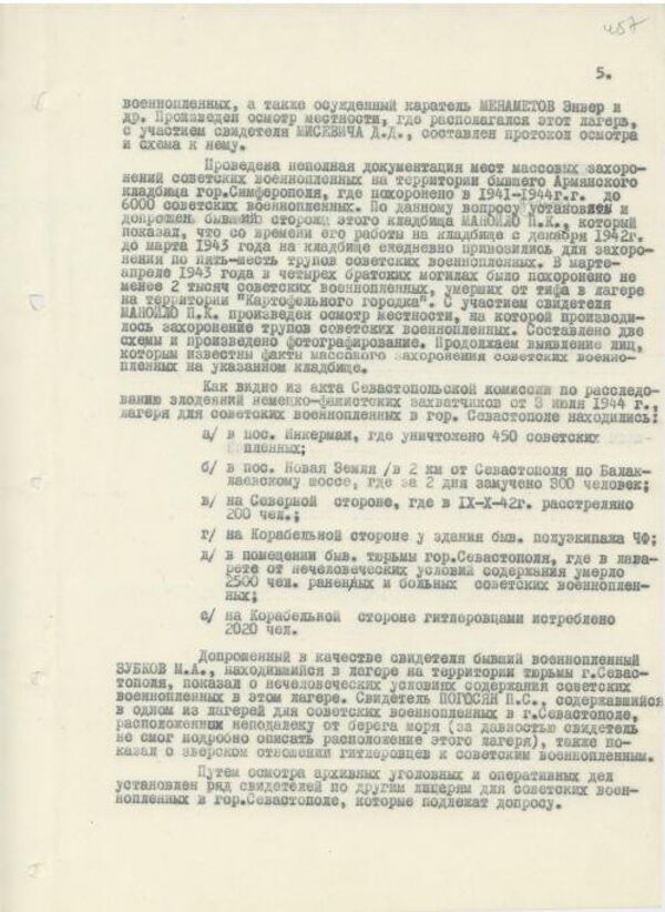 Архивные документы УФСБ России по Республике Крым и городу Севастополю Архивные документы УФСБ России по Республике Крым и городу Севастополю