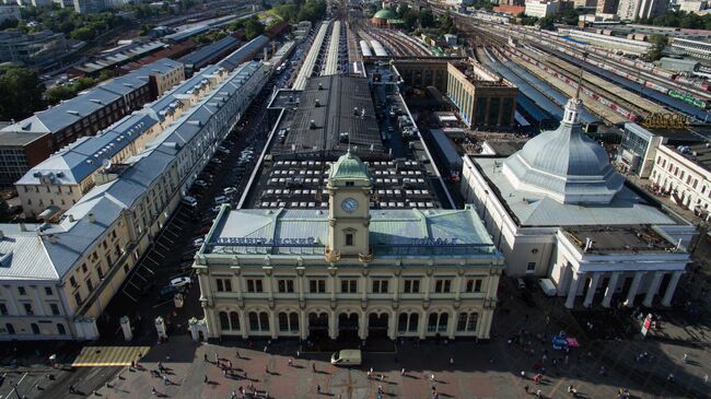 Ленинградский вокзал в Москве. Архивное фото