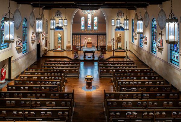 Церковь Святого Антония. Скенектади, США. Lacey Thaler Reilly Wilson Architecture & Preservation, LLP, номинация Restoration