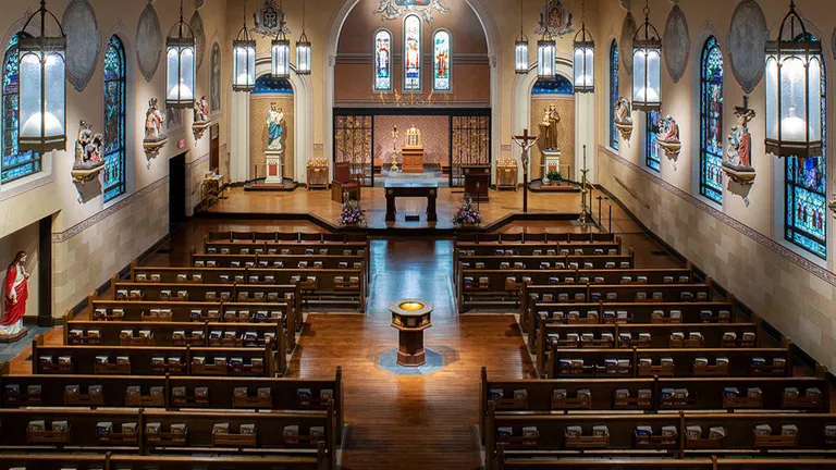 Церковь Святого Антония. Скенектади, США. Lacey Thaler Reilly Wilson Architecture & Preservation, LLP, номинация Restoration Церковь Святого Антония. Скенектади, США. Lacey Thaler Reilly Wilson Architecture & Preservation, LLP, номинация Restoration