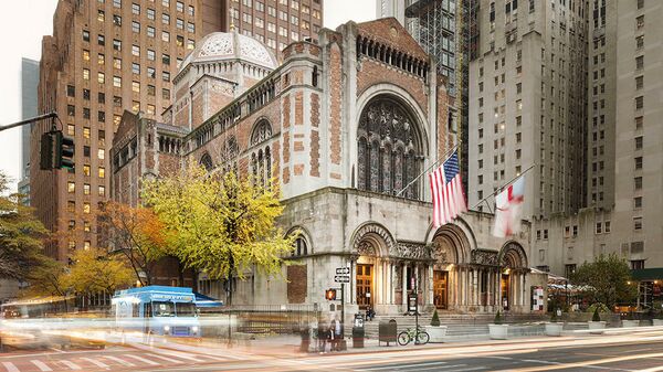 Купол епископальной церкви Святого Варфоломея. Нью-Йорк, США. Acheson Doyle Partners Architects, PC, номинация Restoration