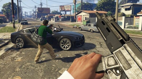 Стоп-кадр из игры Grand Theft Auto V