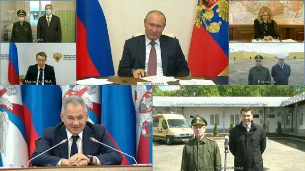 Путин во время совещания назначил военного из Калининграда начальником госпиталя