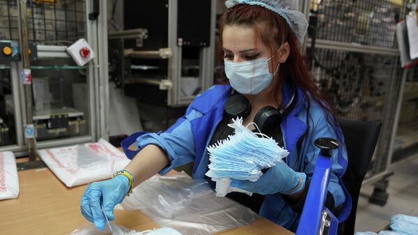 Производство медицинских масок и респираторов в технополисе Москва