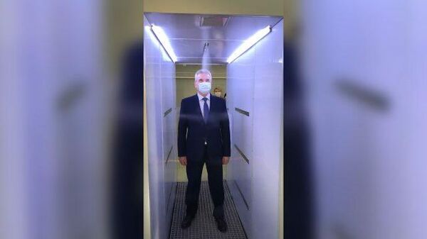 Пензенский губернатор протестировал туннель для дезинфекции