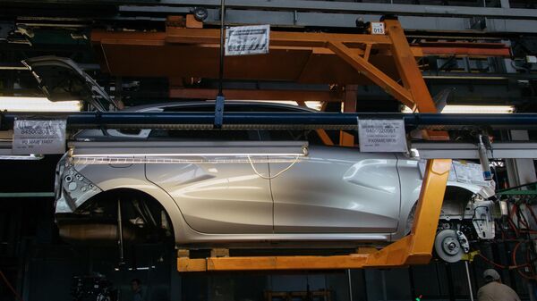 Презентация новой Lada Granta  на заводе «АвтоВАЗ» в Тольятти