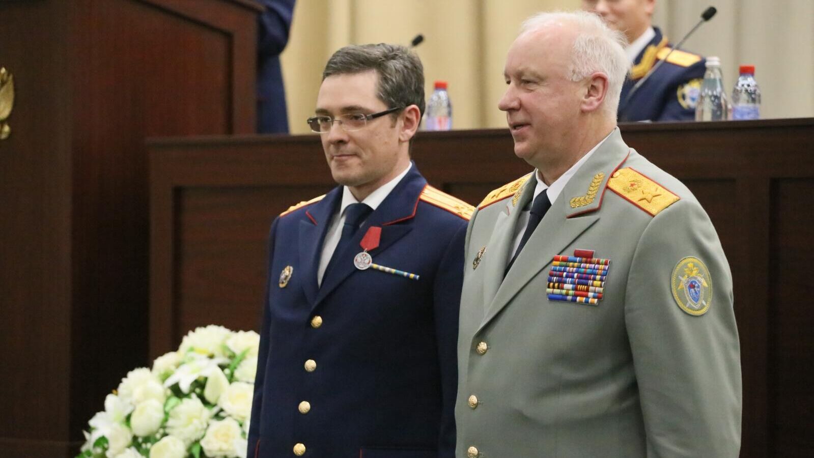 Анатолий Разинкин и Александр Бастрыкин Анатолий Разинкин и Александр Бастрыкин - РИА Новости, 1920, 04.10.2021