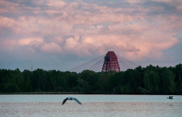 Вид на Живописный мост в Москве