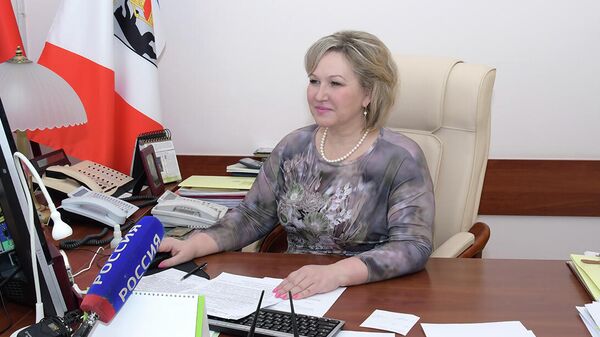 Председатель Новгородской областной Думы Елена Писарева 