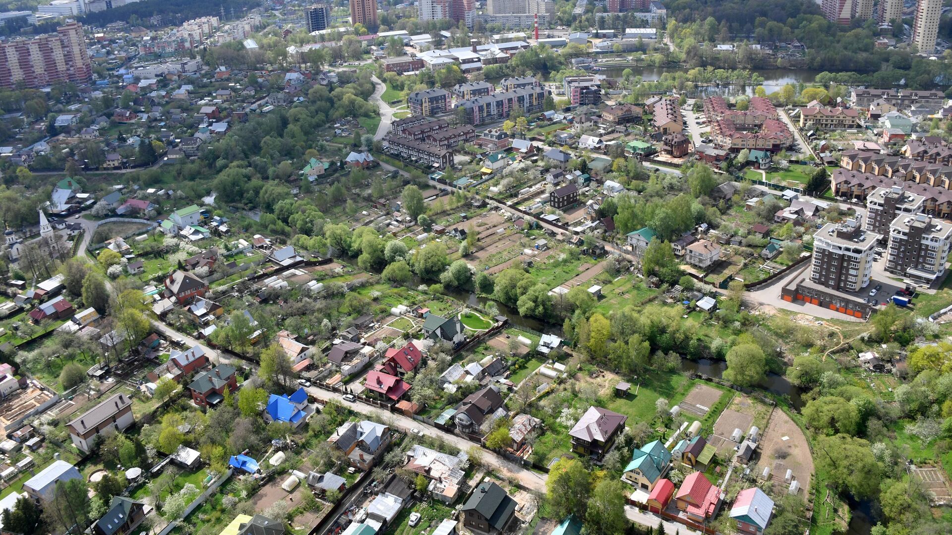 Коттеджный поселок в Московской области - РИА Новости, 1920, 19.10.2023