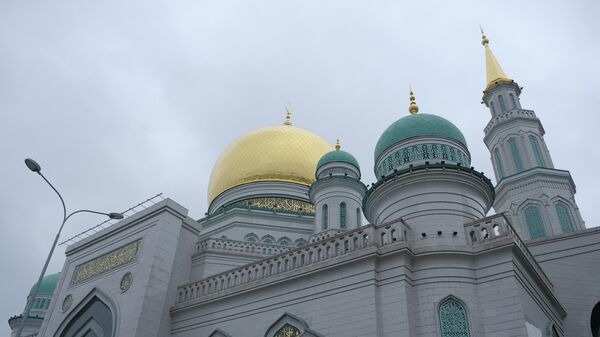 Празднование Ураза-байрама в Московской соборной мечети