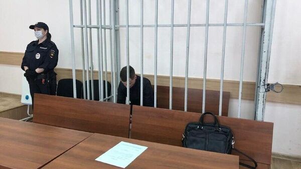 Подозреваемый по делу о стрельбе на юге Москвы Герман Титенок в суде. 26 мая 2020