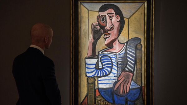 Картина Пабло Пикассо Моряк на аукционе Christie's в Гонконге
