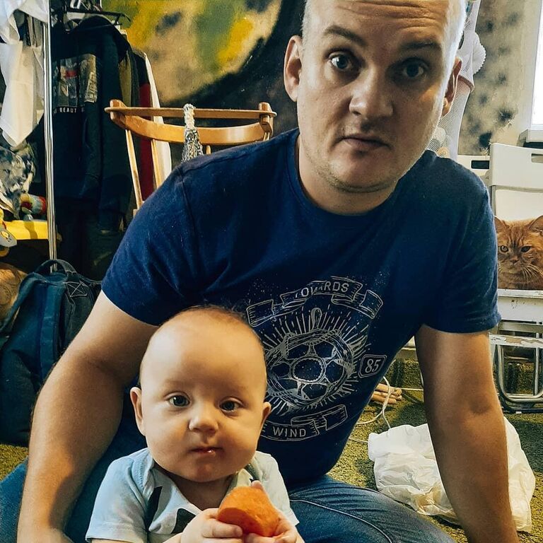 Сергей с сыном Сергей с сыном