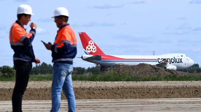 Реконструкция взлётно-посадочной полосы в аэропорту Новосибирска