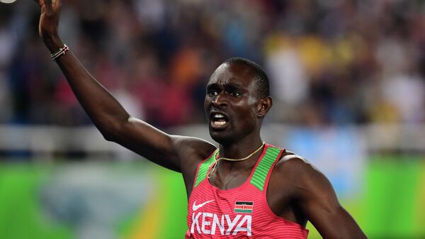 Двукратный олимпийский чемпион в беге на 800 метров кениец Дэвид Рудиша