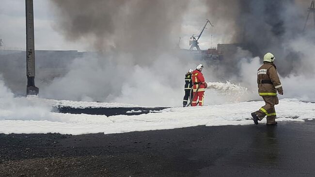 Пожар в Норильске