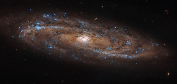 Спиральная галактика NGC 4100