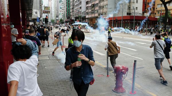 Антиправительственные протесты в Гонконге 