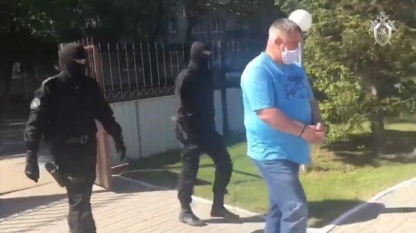 Кадры задержания мэра города Славгорода по обвинению в получении взятки