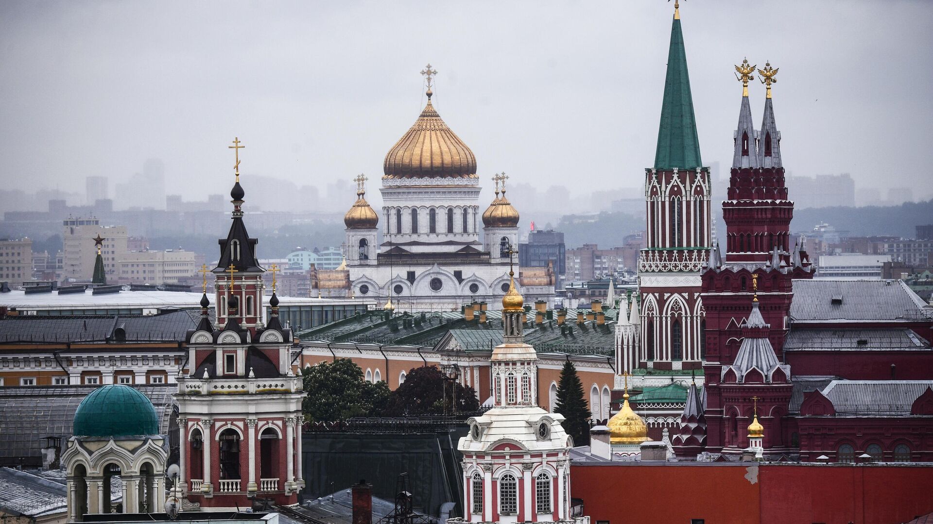 Храм Христа Спасителя в Москве - РИА Новости, 1920, 07.05.2021