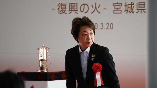 Министр Японии по Олимпийским играм в Токио Хасимото Сэйко