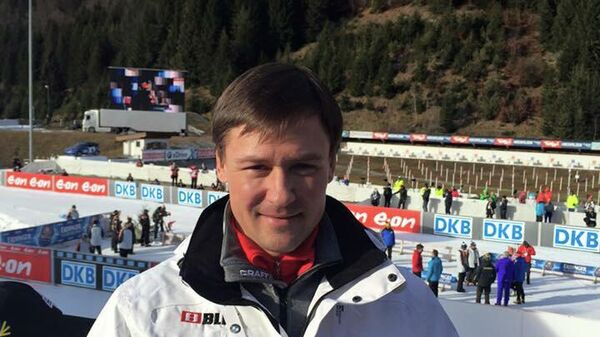 Двукратный чемпион мира по биатлону Дмитрий Ярошенко