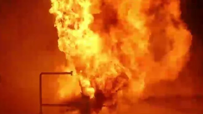 Тушение иркутской нефтяной скважины
