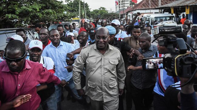 Лидер танзанийской Партии за демократию и прогресс (Chadema) Фриман Мбове 