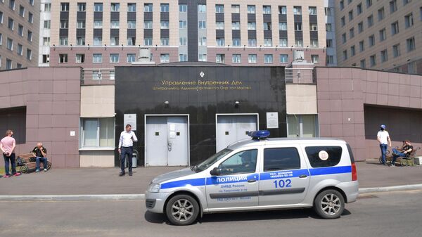 Здание Управления внутренних дел по Центральному административному округу г. Москвы, куда должны доставить на допрос актёра Михаила Ефремова